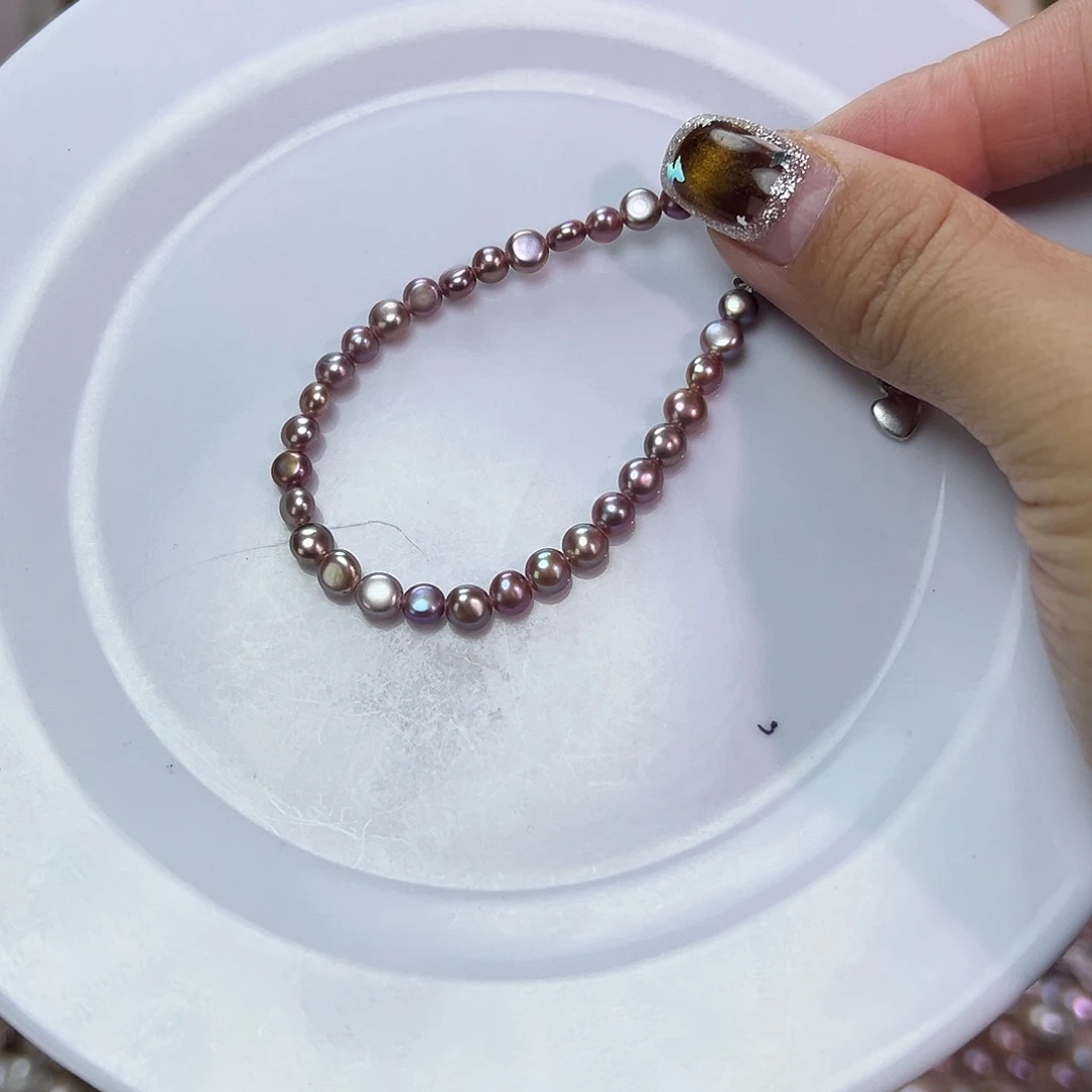 淡水珍珠手绳钛钢