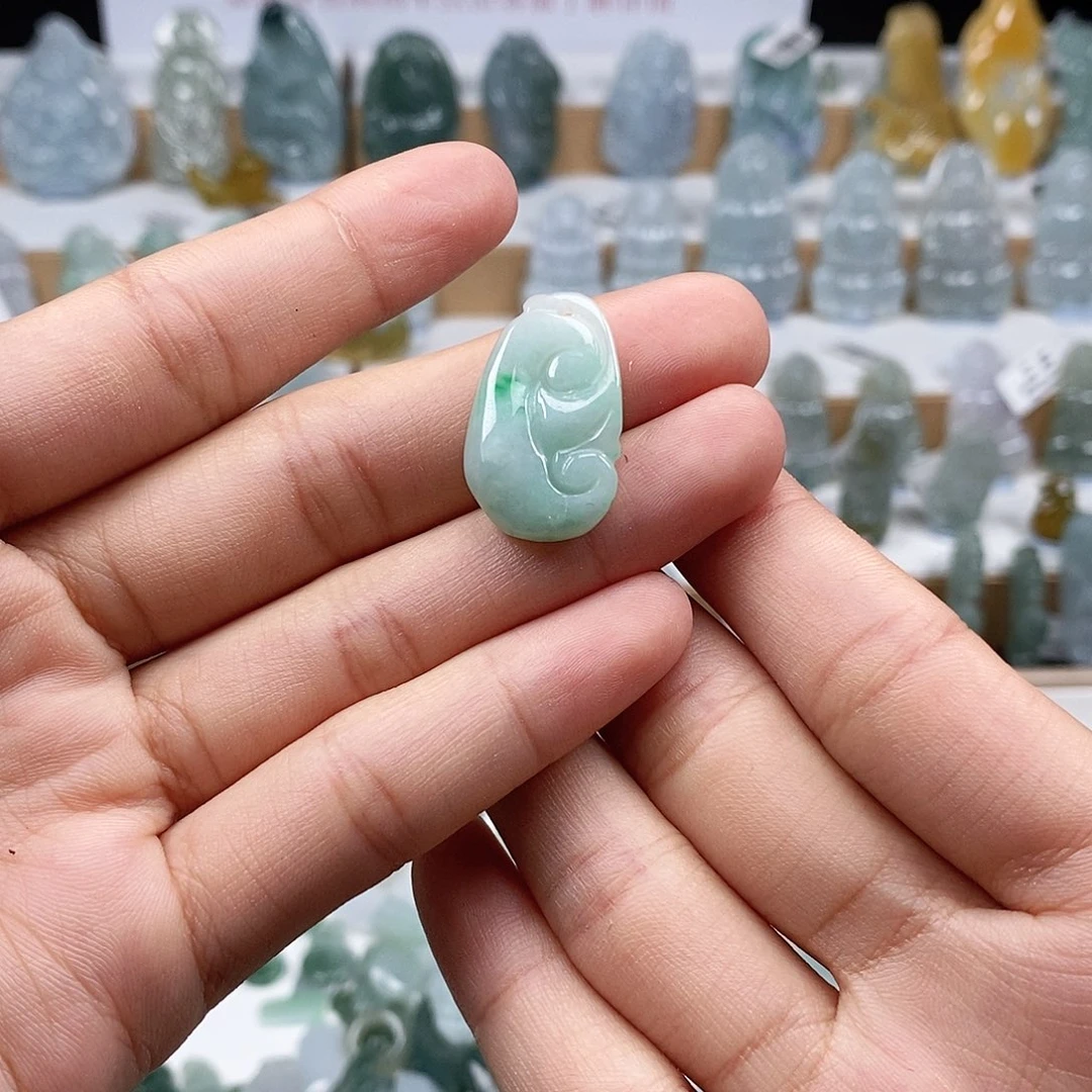 翡翠未镶嵌吊坠(不含链)翡翠吊坠15