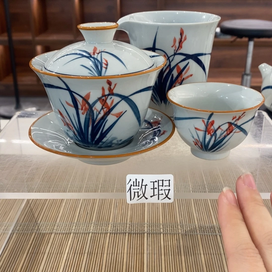 釉下彩手工绘制手工绘制