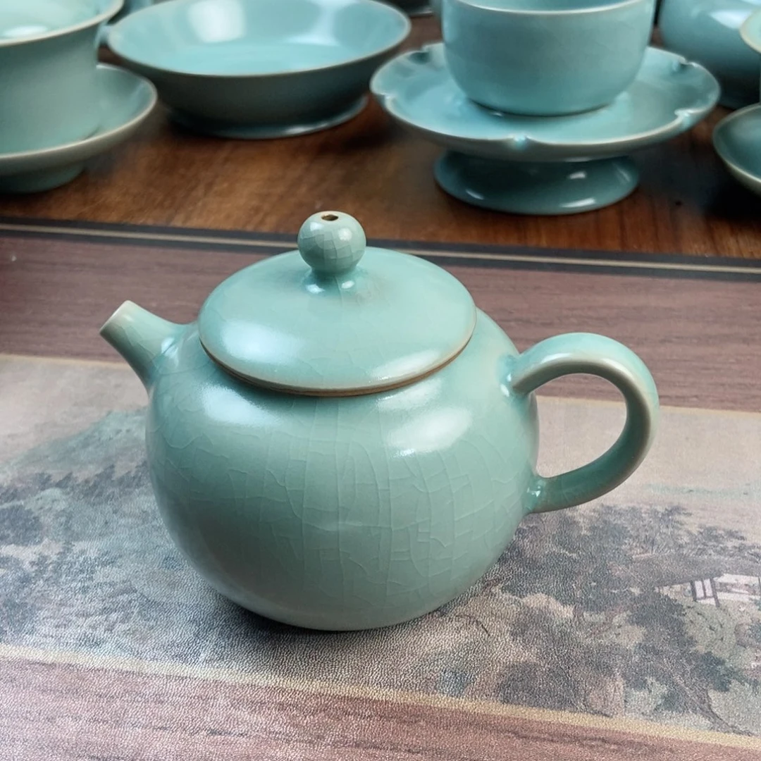 摆件原产地原矿汝瓷~茶器