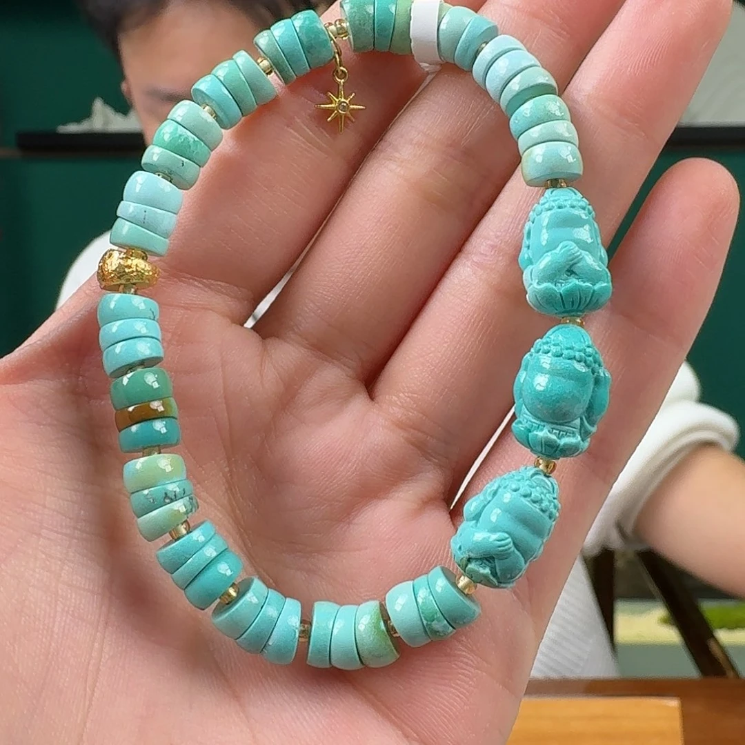 绿松石未镶嵌珠宝奇石