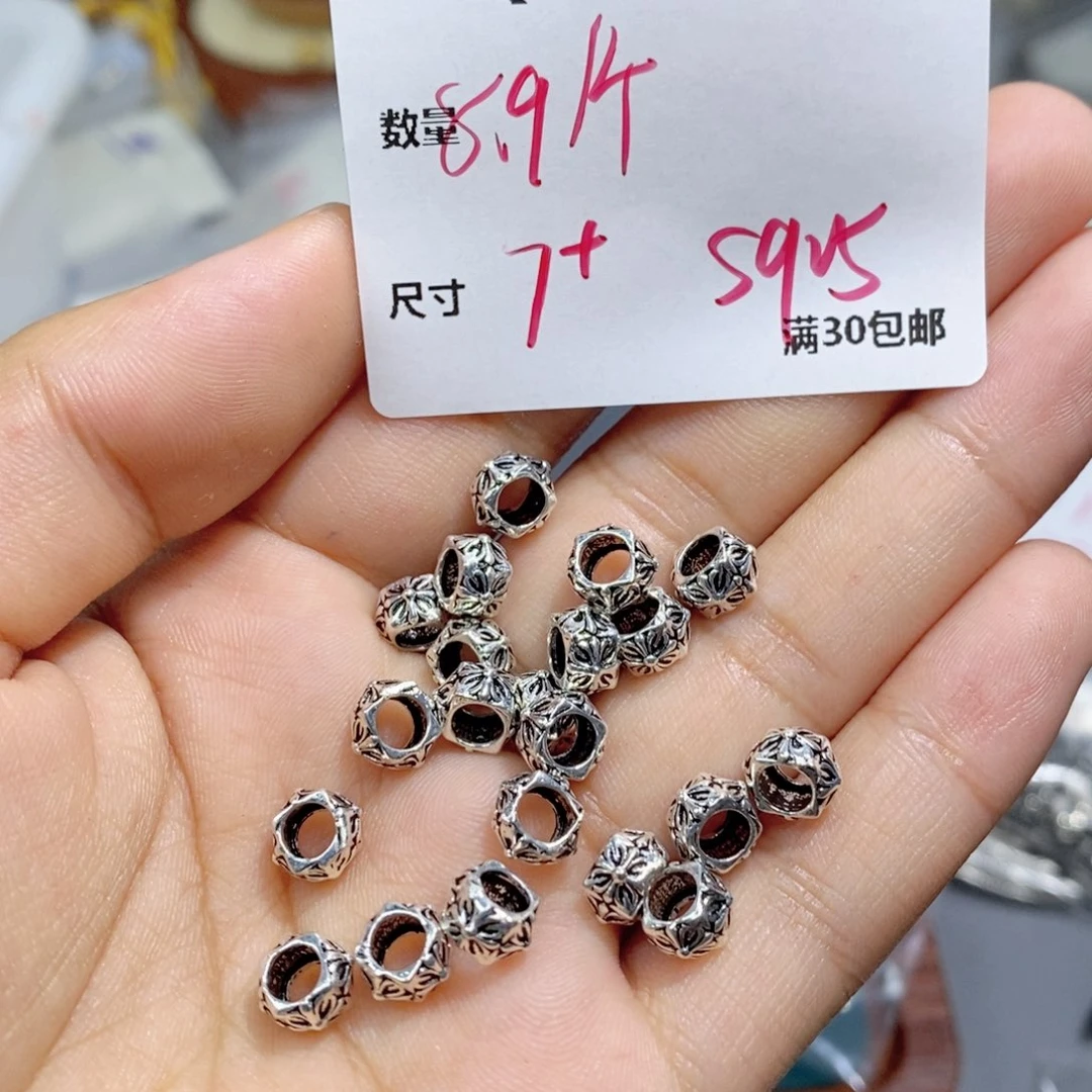 水晶珠宝半成品银S925镶嵌Q15