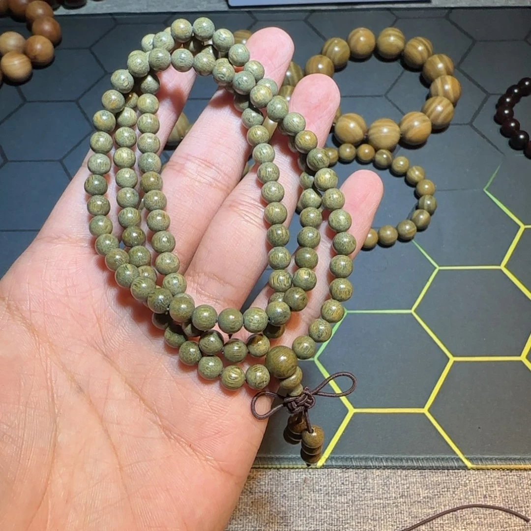 木下***花脖挂0.6 108阿根廷绿檀非弹力绳子