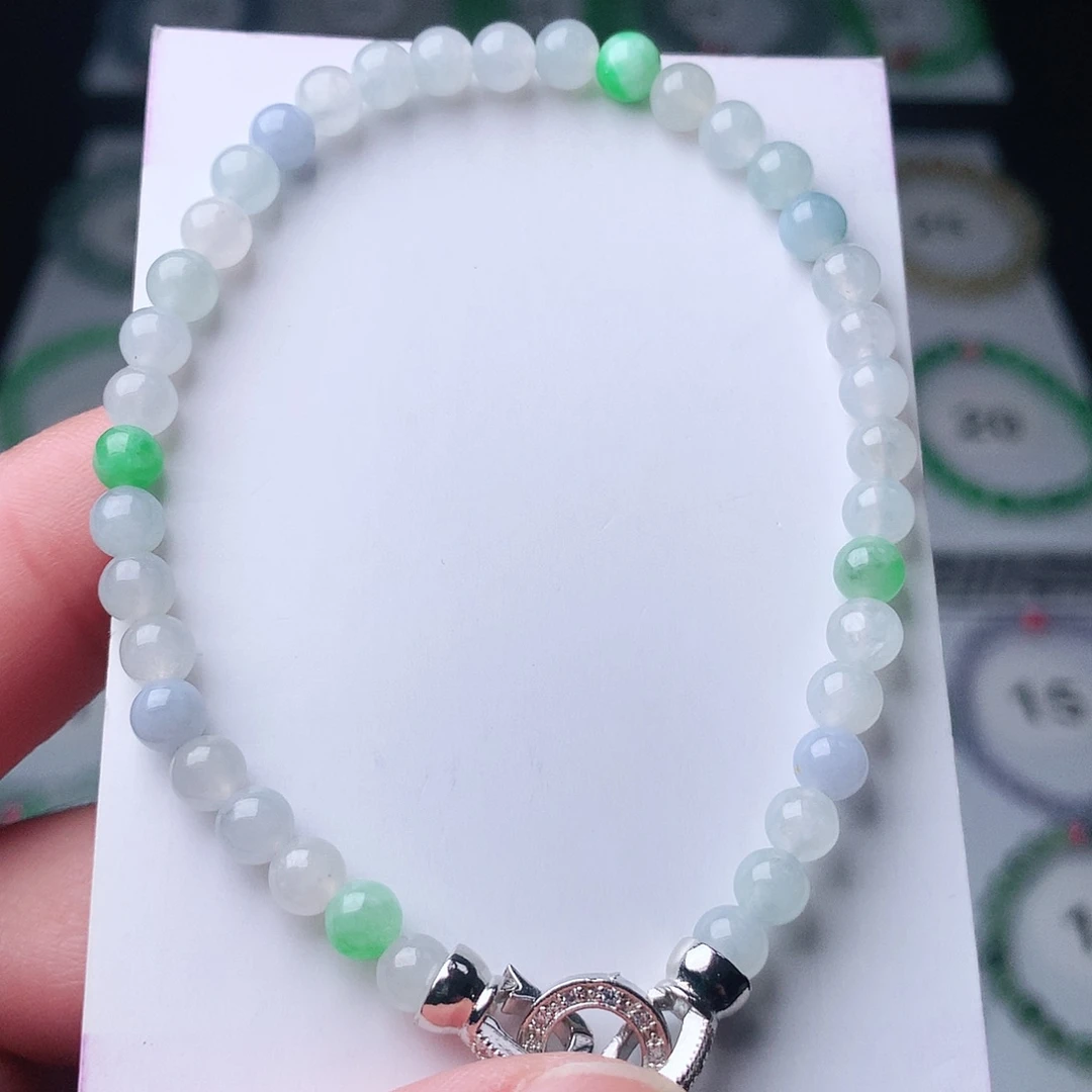 翡翠未镶嵌手链翡翠