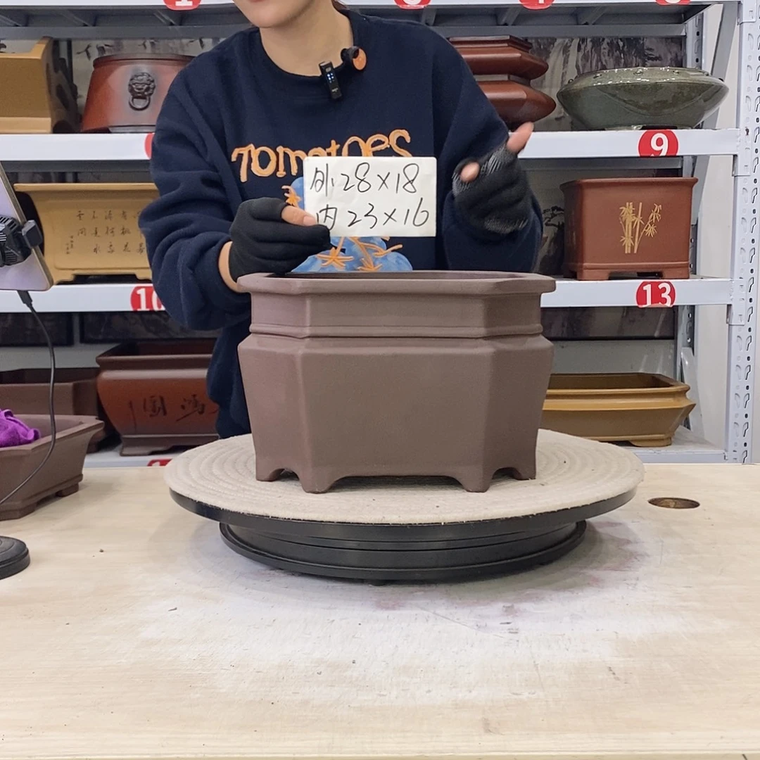 紫砂花盆紫砂花盆