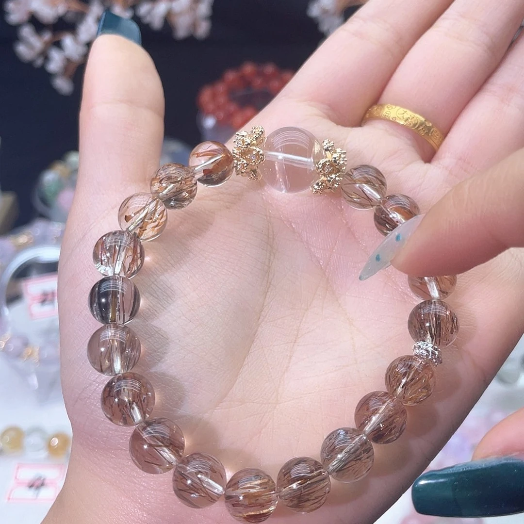 水晶手链银S925镶嵌