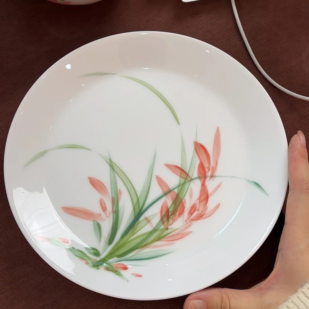 青花瓷景德镇手绘釉中彩陶瓷餐具