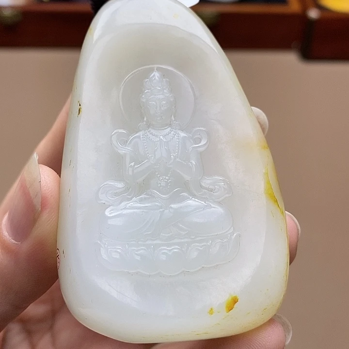 和田玉挂件未镶嵌F