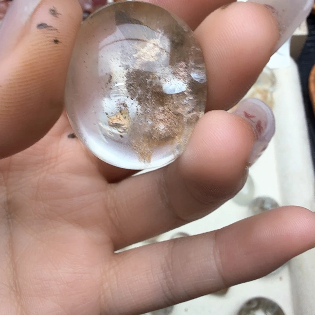 橙***子未镶嵌珠宝半成品紫晶