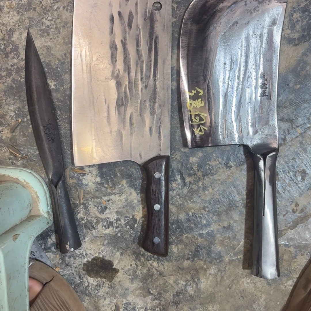 高碳锰钢云南阿老表手工锻打刀