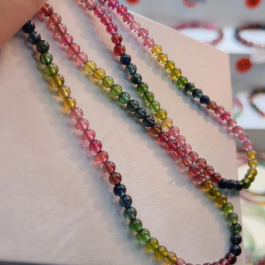 碧玺未镶嵌手链碧玺