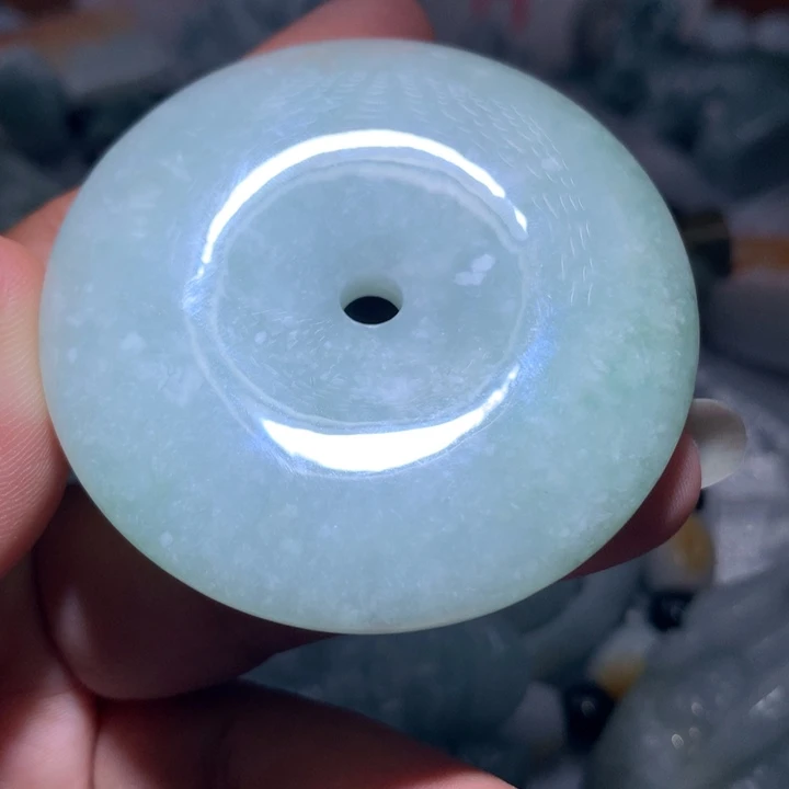 翡翠未镶嵌颈饰保真天然A货翡翠