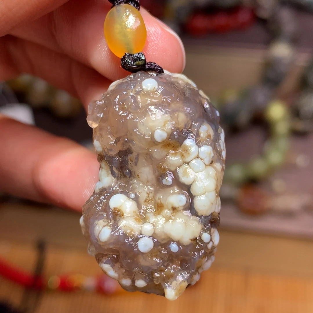 未镶嵌玛瑙/玉髓珠宝半成品