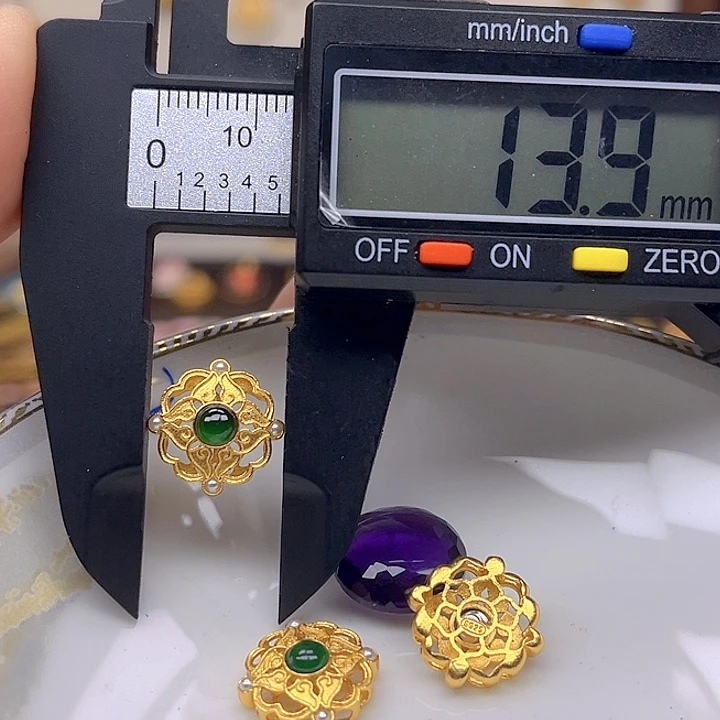 银S925镶嵌颈饰紫晶紫晶925镶嵌87