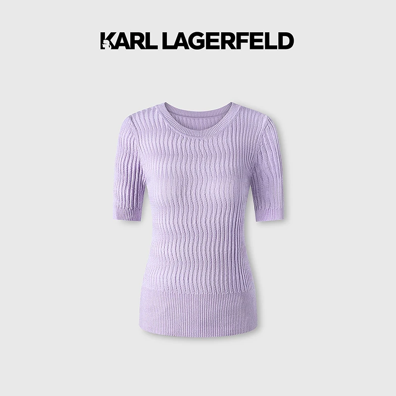 【晨粉专享价】KARL LAGERFELD春季新款针织套头衫老佛爷232L2001