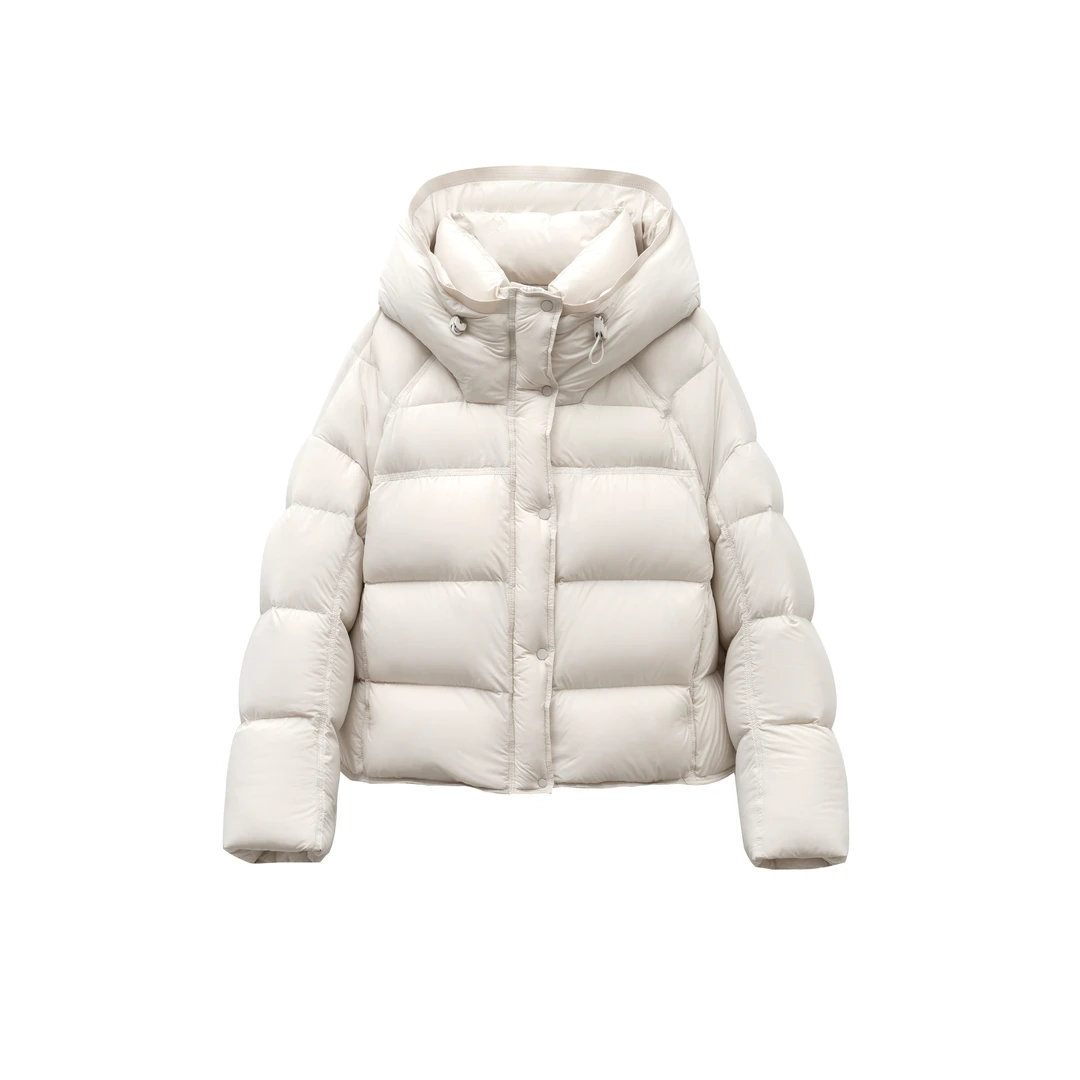 【90绒】零动感泡芙短款加厚保暖连帽冬季羽绒服-ER02