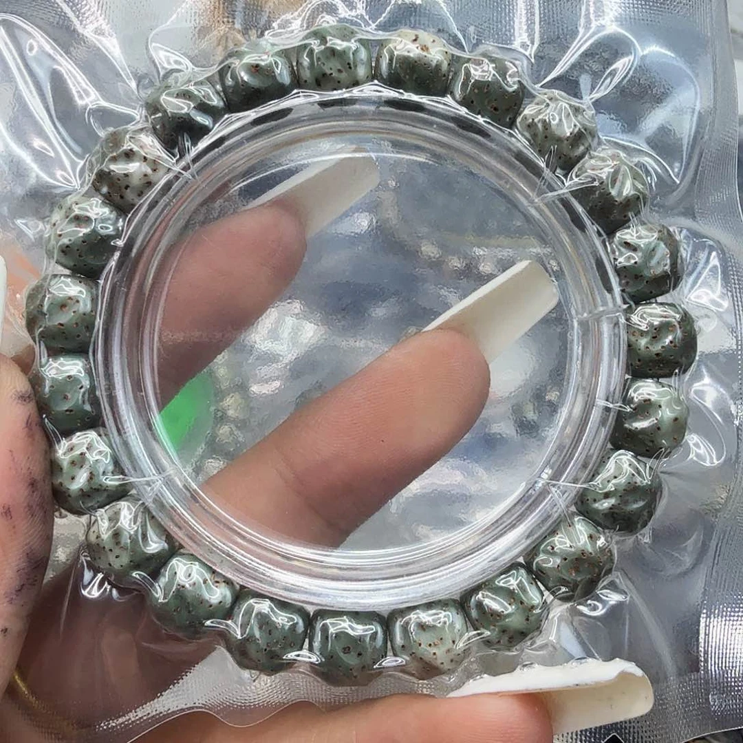 星月菩提手串335王者绿星月菩提10单圈