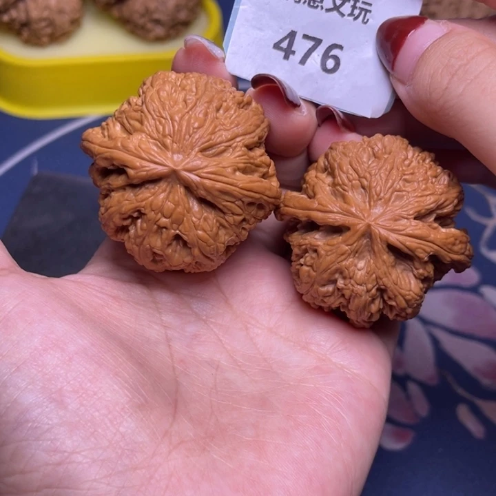 文玩核桃把件粗筋46.476