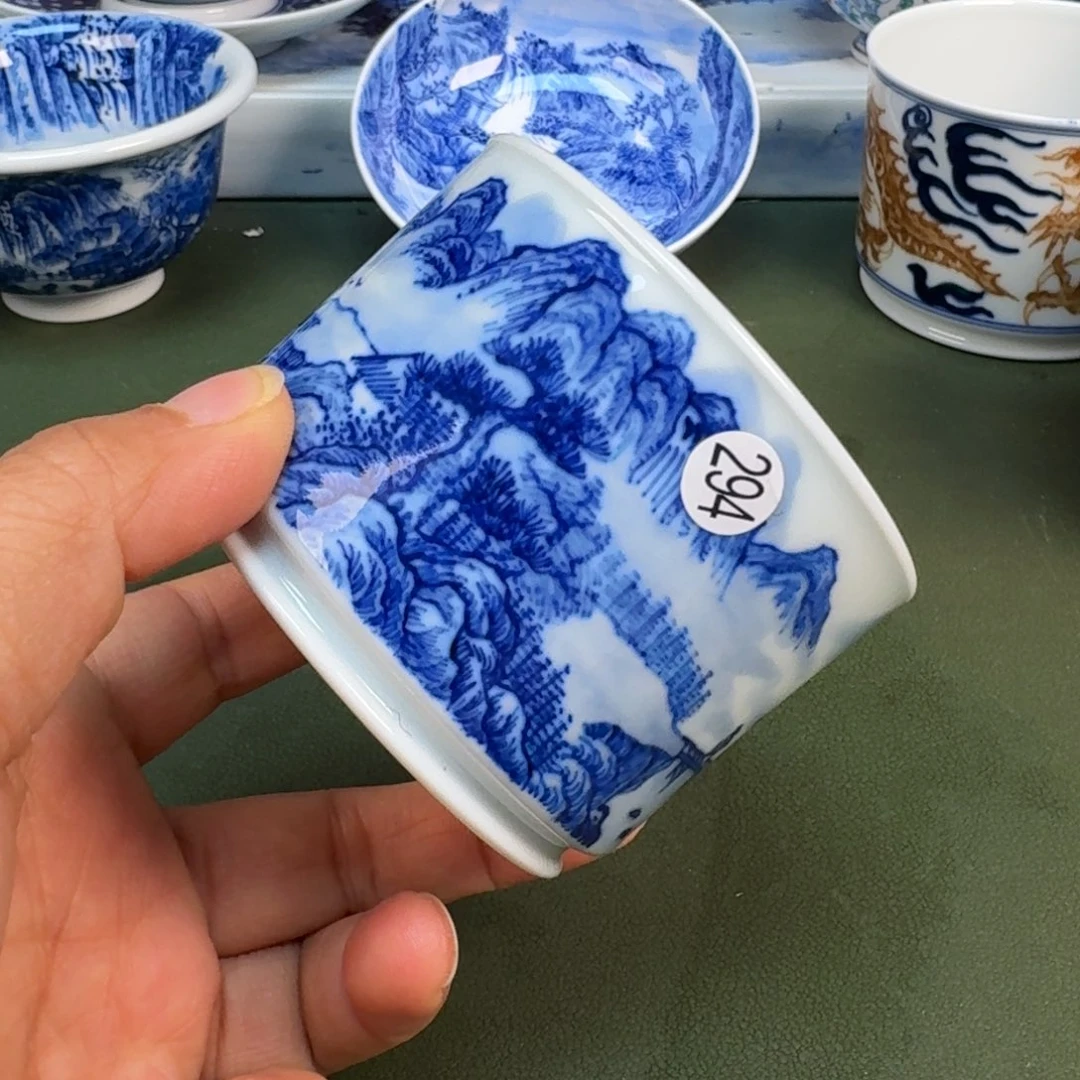 陶景德镇纯手绘茶具圆圆294