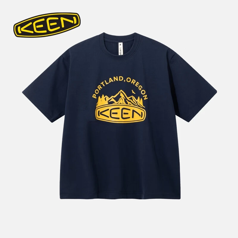 keen官方 HARVEST TECH TEE ARCH LOGO情侣款男女户外休闲短袖T恤