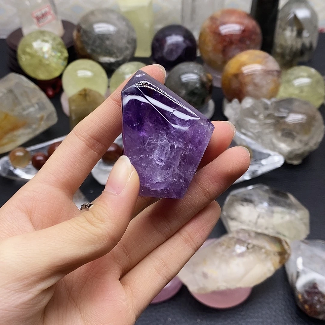 水晶珠宝半成品未镶嵌159水晶石