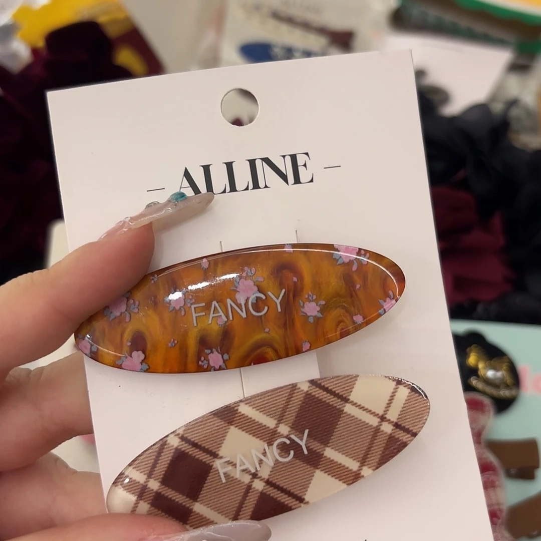 皮质铁合金发饰发夹