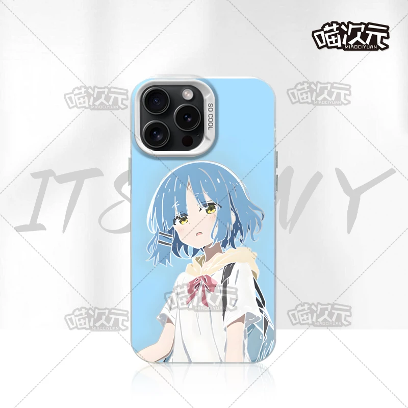 新款山田凉防指纹新彩银适用动漫苹果16华为一加12小米手机防摔壳