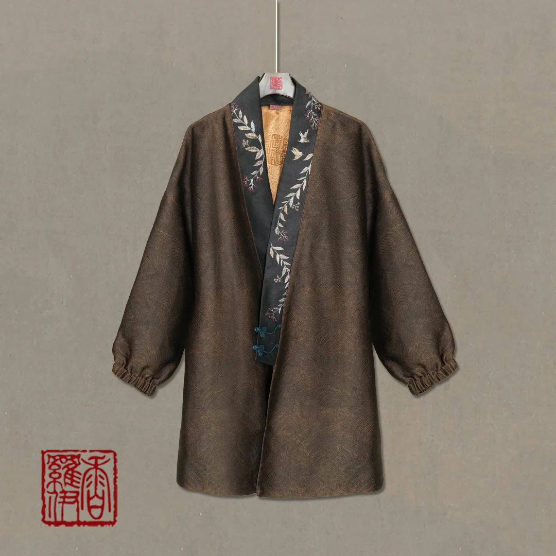 【墨枝衔秋】传统中式汉服绣花上衣