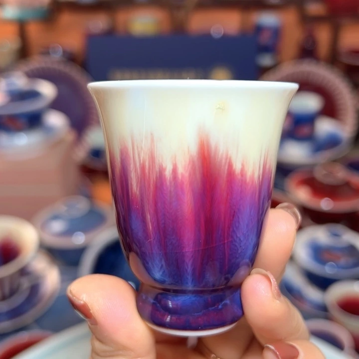 瓷片景德镇品艺轩郎紫