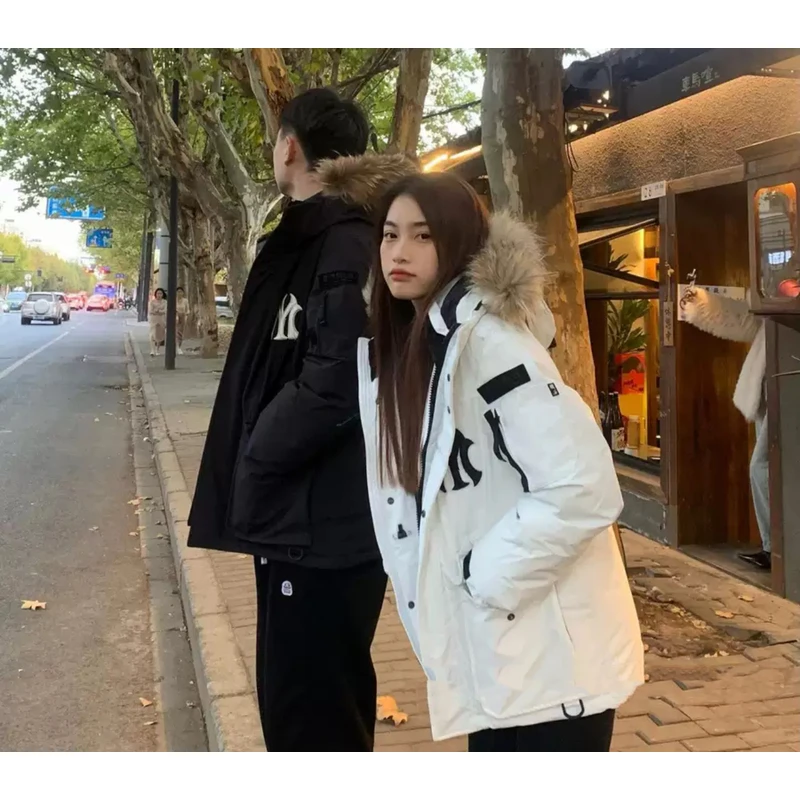 【高版本日韩奢品90大毛领鹅绒服】Y男女同款高端奢品定制鹅绒服