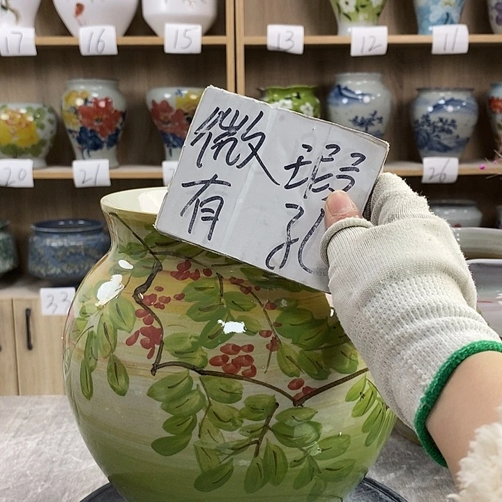 缸23xc景德镇陶瓷花盆