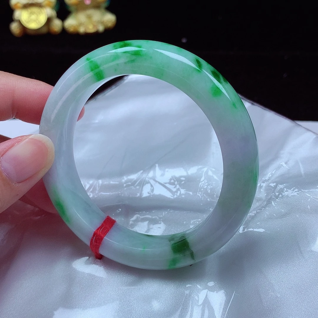 翡翠未镶嵌手镯57-58圈