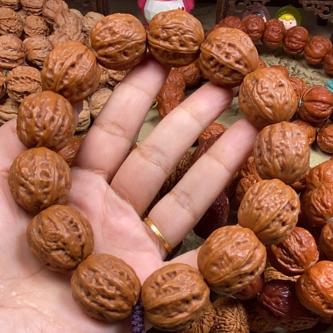 吊坠文玩核桃八棱手串文玩核桃