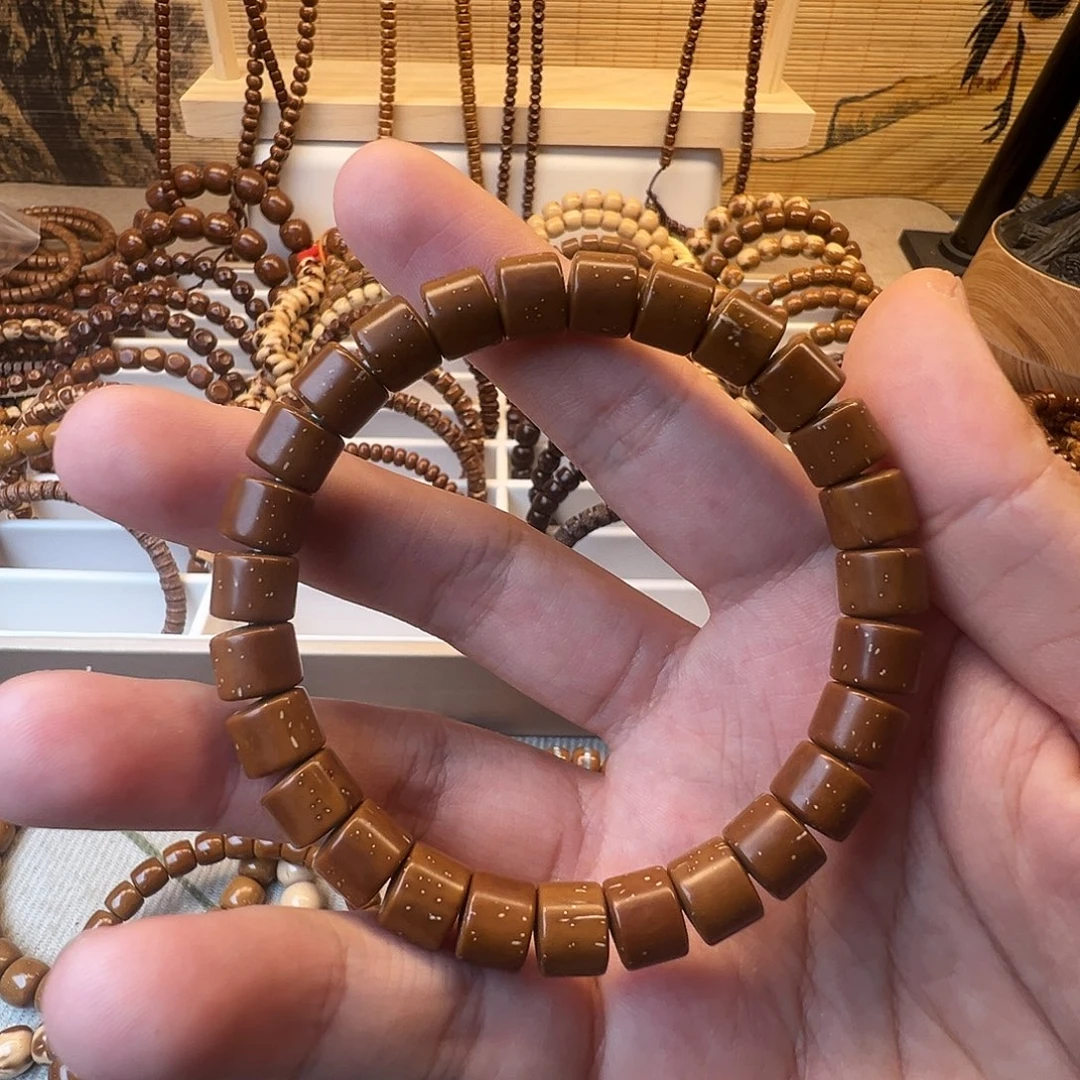 紫金鼠手串福利藏式直切