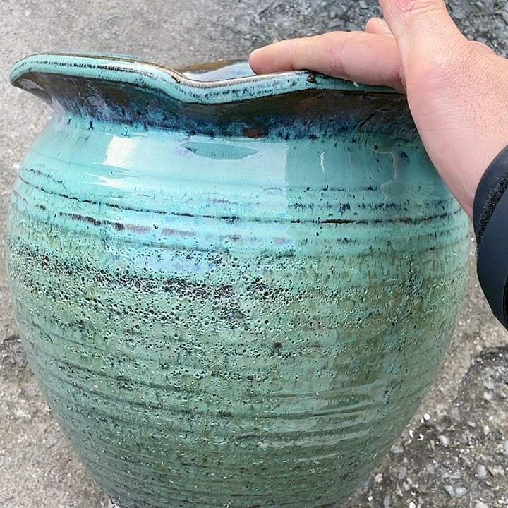 紫砂花盆瑕疵25.25花盆