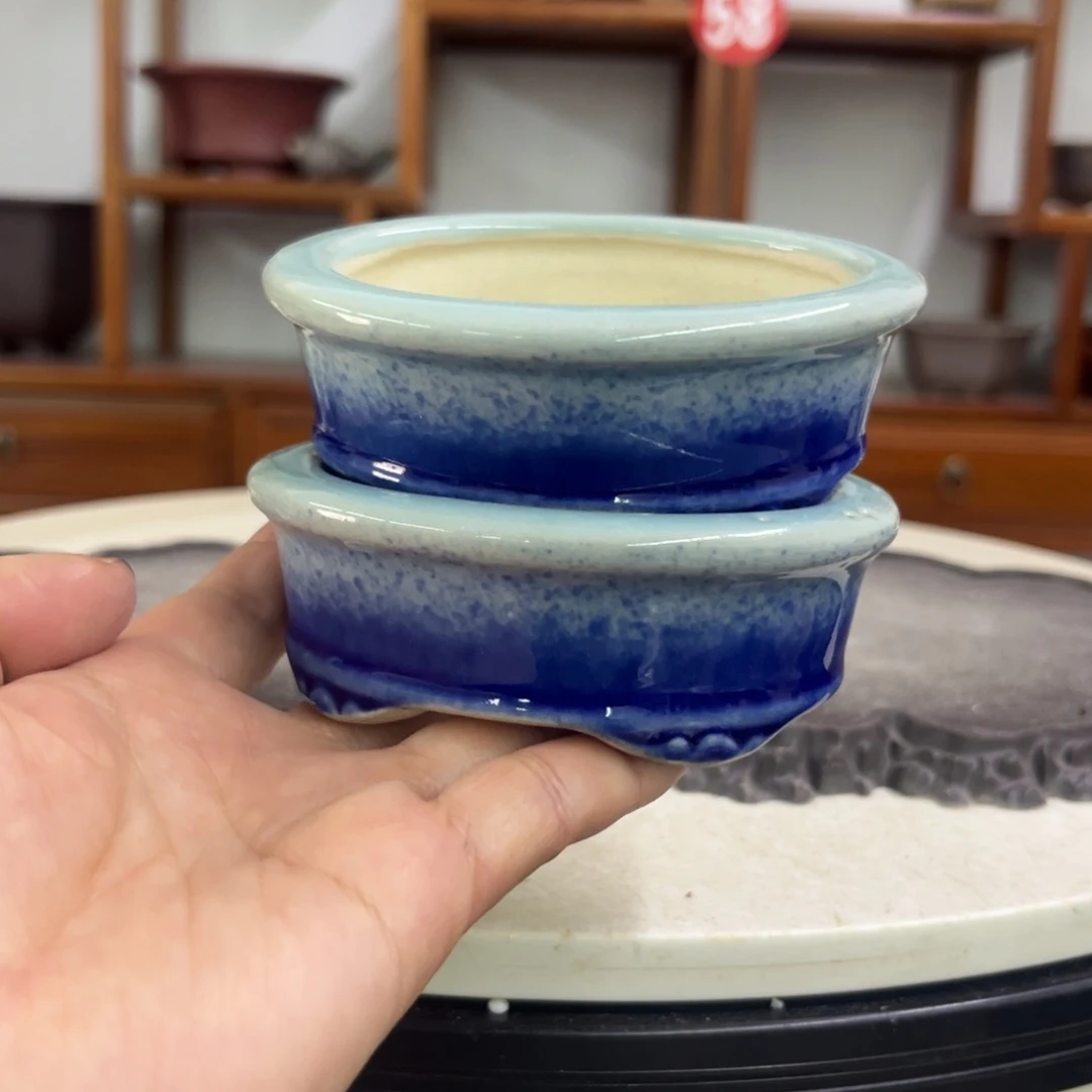 紫砂花盆瑕疵气孔走形3-10-8-2。。