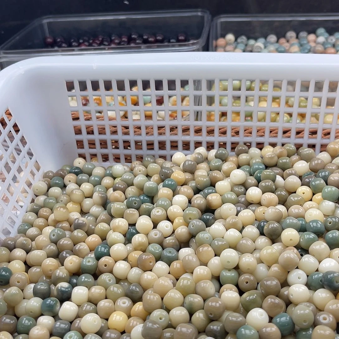 白玉菩提吊坠z瑕10mm/260颗