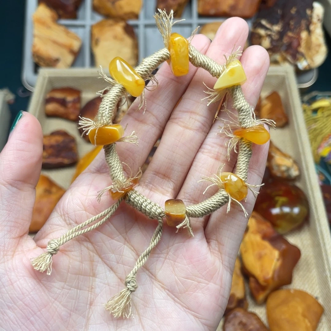 琥珀未镶嵌珠宝奇石