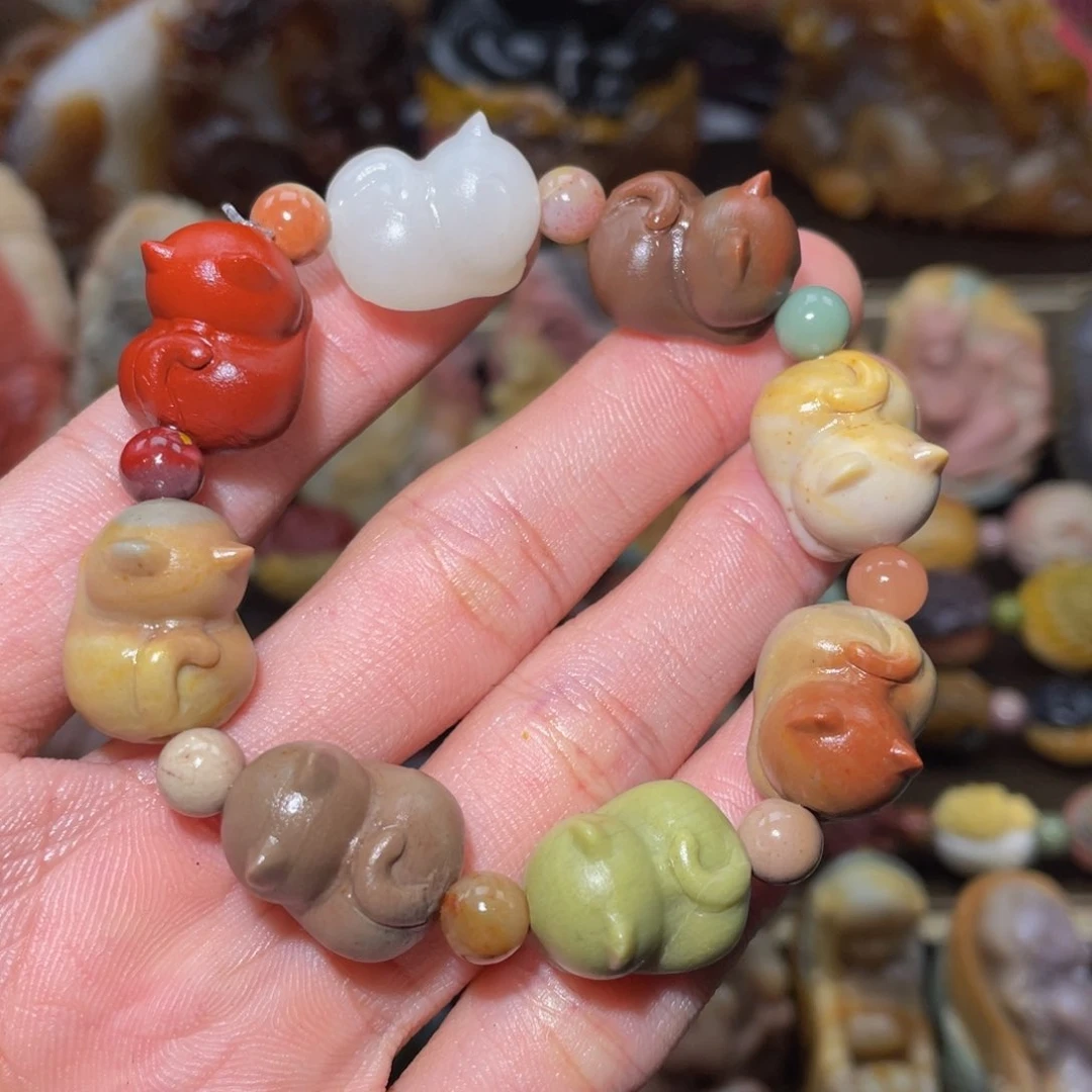 未镶嵌手串石英质玉