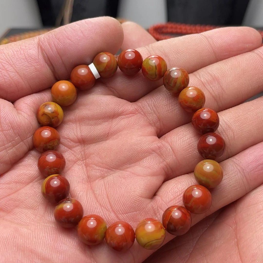 南红玛瑙未镶嵌手串