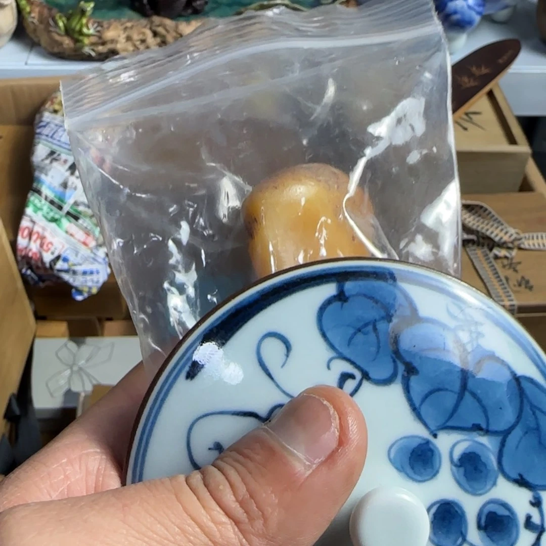 紫砂茶杯我家粉丝真好看啊