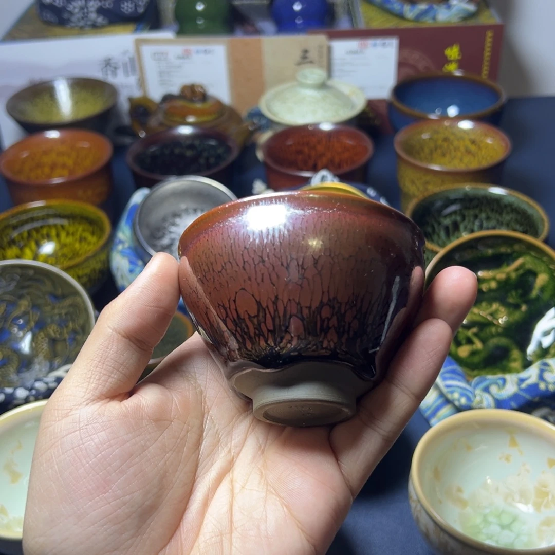 茶盏建阳建盏喝茶主人杯