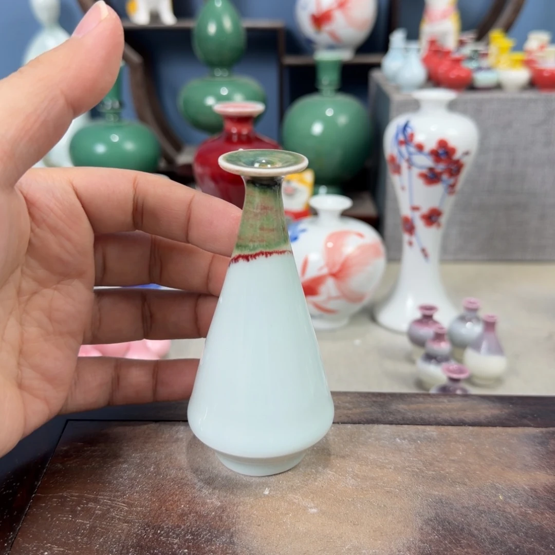 陶瓷手工小花器摆件