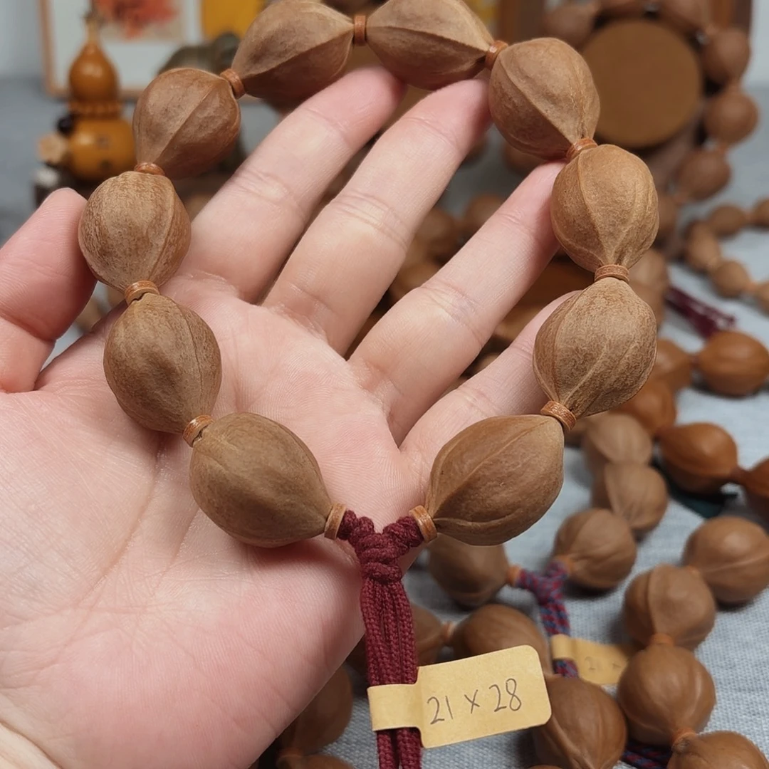 春***༣橄榄核手串梅林铁核21.28橄榄核