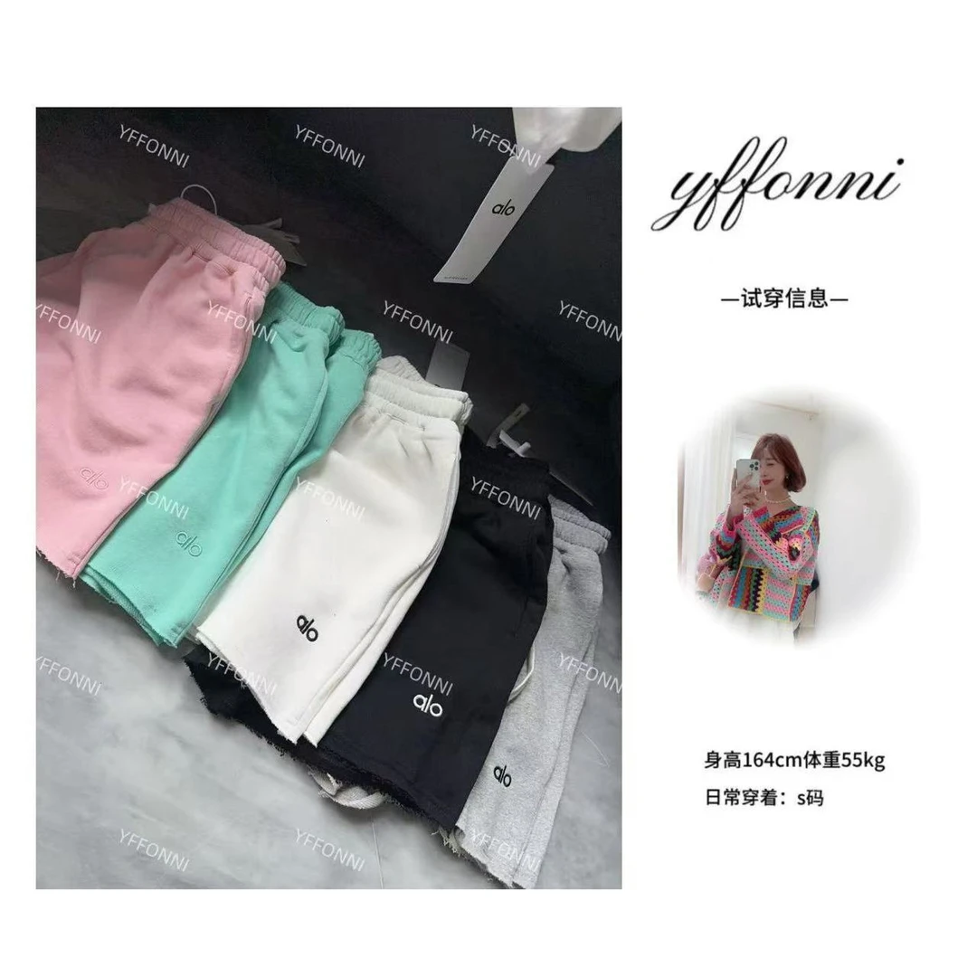【YFONI】Alo毛圈百搭舒适夏季短裤~