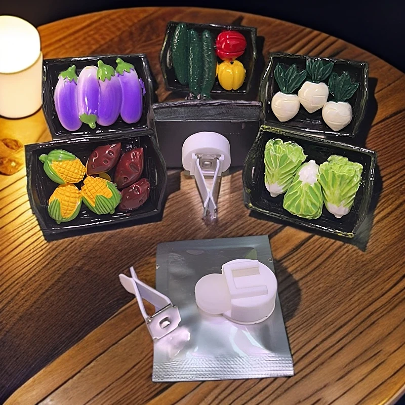 仿真蔬菜车载出风口香薰 多款香型 送磁铁可改冰箱贴