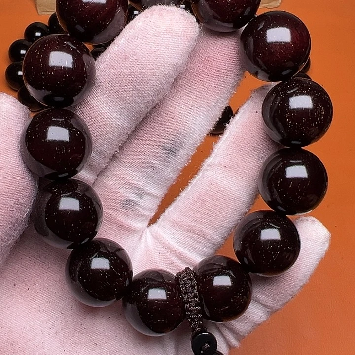 小叶紫檀手串/手链小叶紫檀1.8/13颗满星毕业