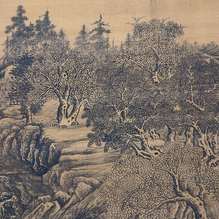 万**阳山水图,山水图挂画