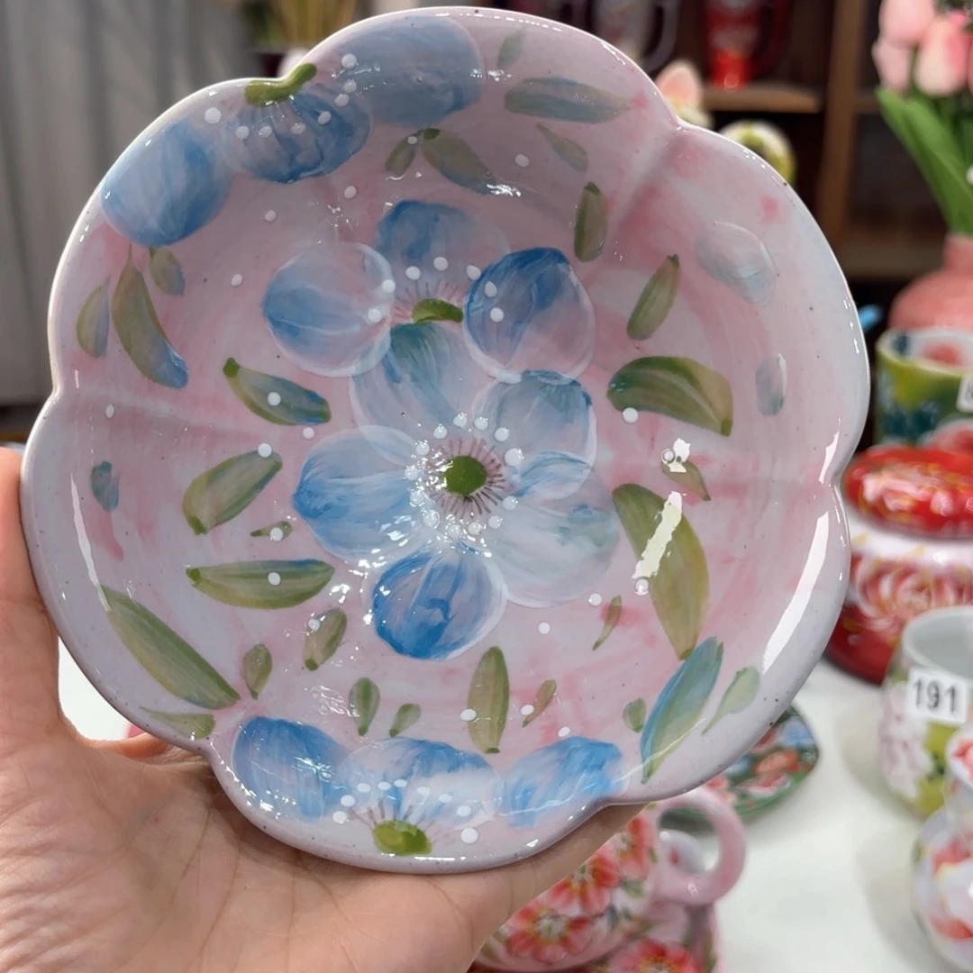 景德镇手绘高温釉下彩陶瓷茶具