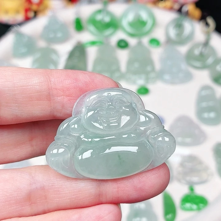 颈饰未镶嵌翡翠缅甸天然A货翡翠